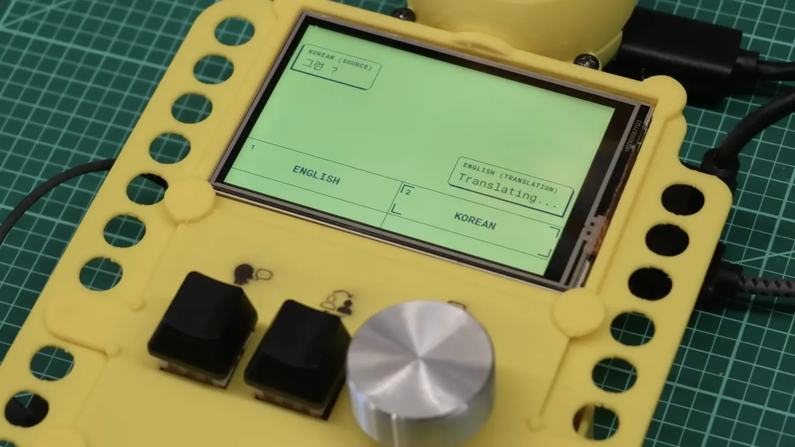 Googles Gemma Translator, en offline-översättare byggd på en Raspberry Pi